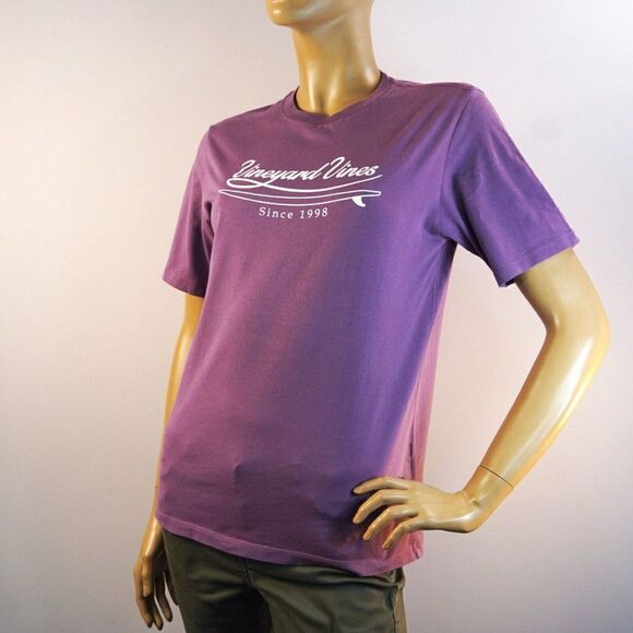 Girls Vineyard Vines T-shirt Size L 16 Purple Short Sleeve Whale Logo - Picture 2 of 7